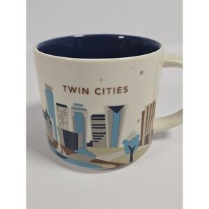 Starbucks Twin Cities You Are Here 14oz Mug YAH 2013 Minneapolis St Paul w/ Box